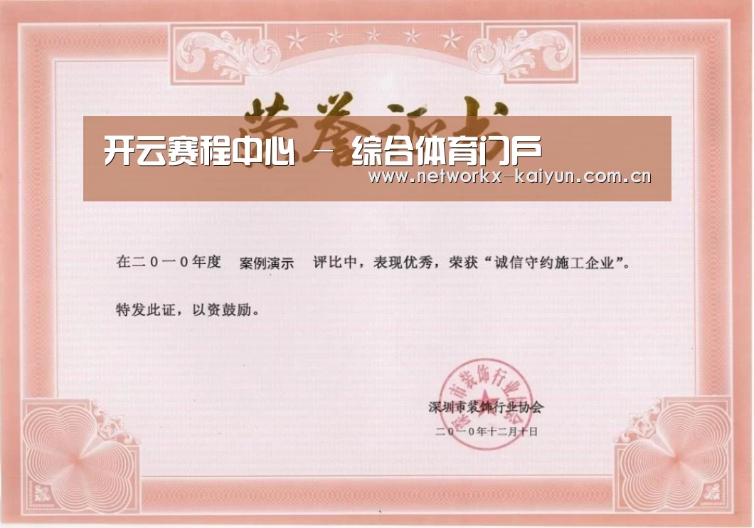 荣誉证书二(图1)